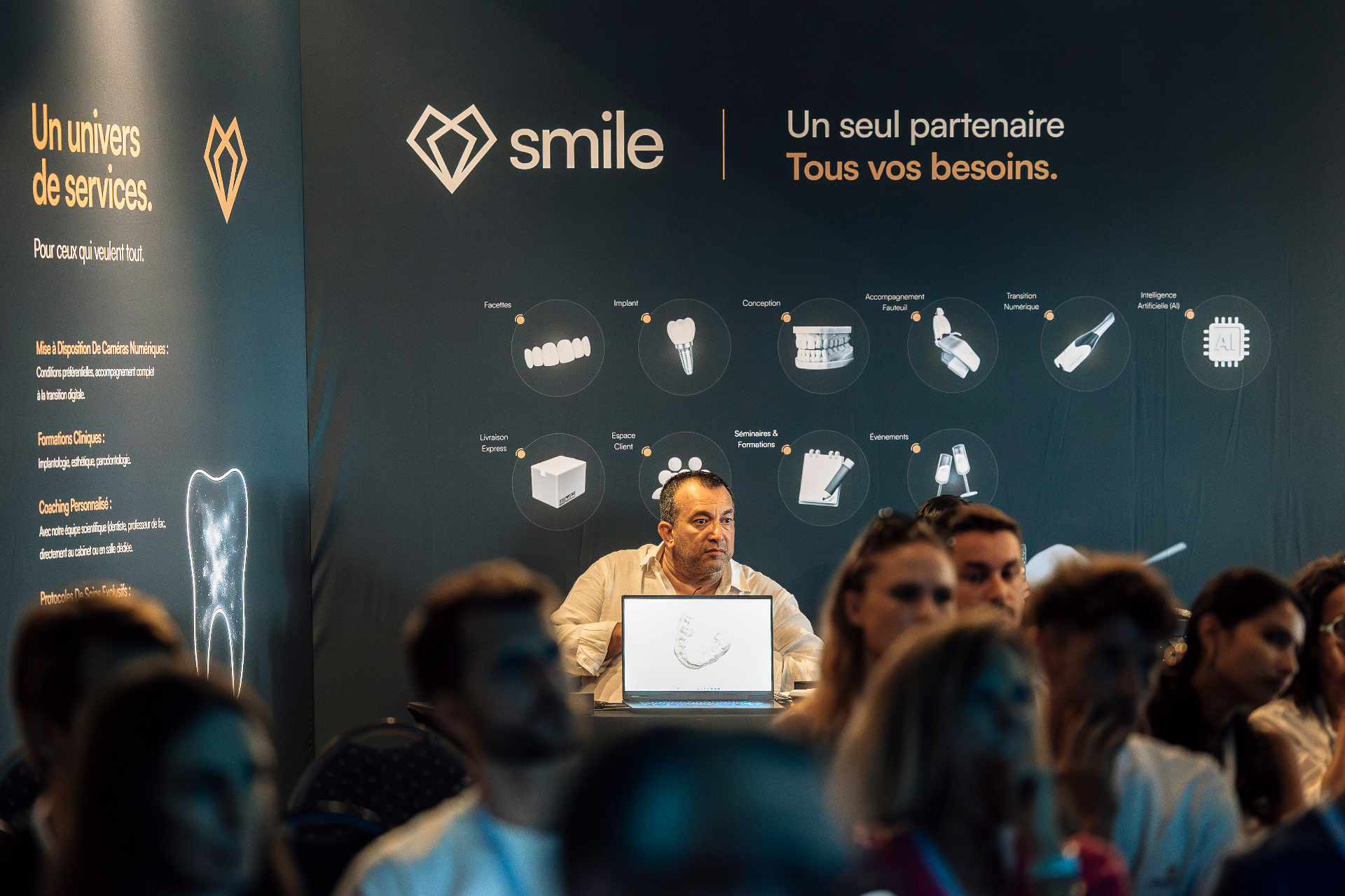 Smile Academy, session de formation à l'atelier