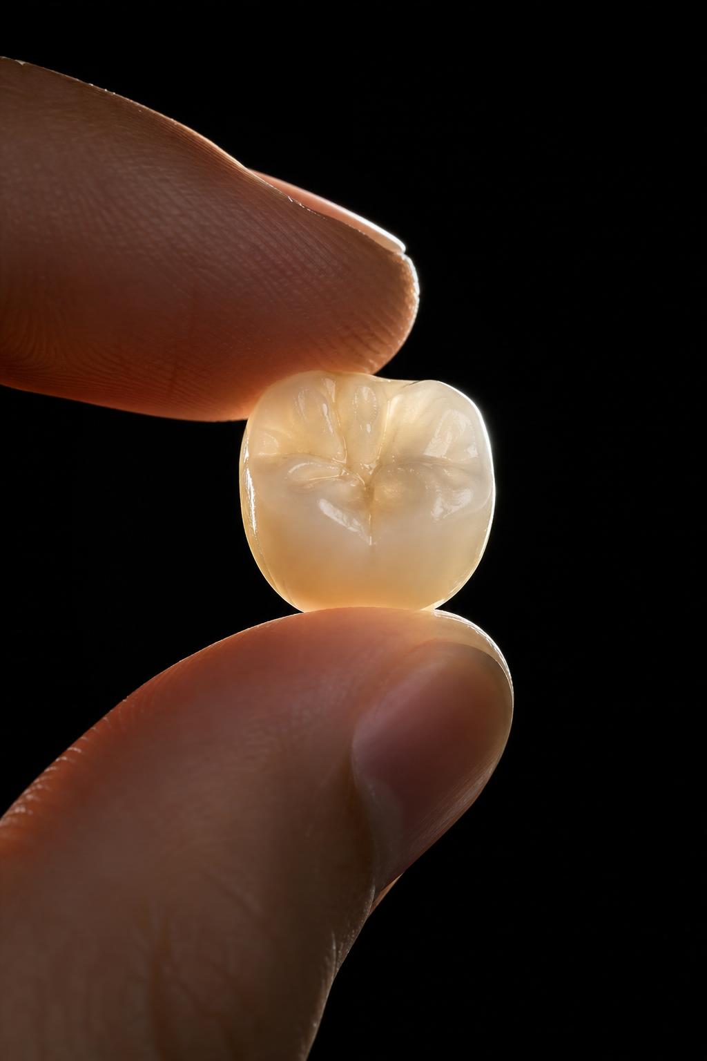 Couronne céramique premium en lumière studio — savoir-faire LaboSmile